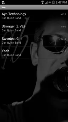 Music Player android App screenshot 1